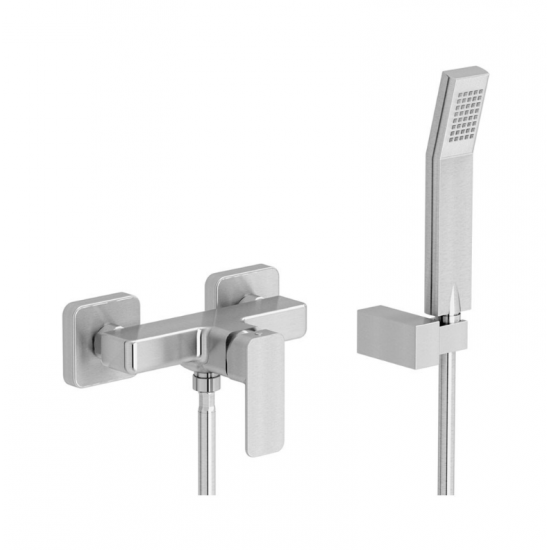 Μπαταρία ντουζιέρας Eurorama Quadra Inox 144150-110